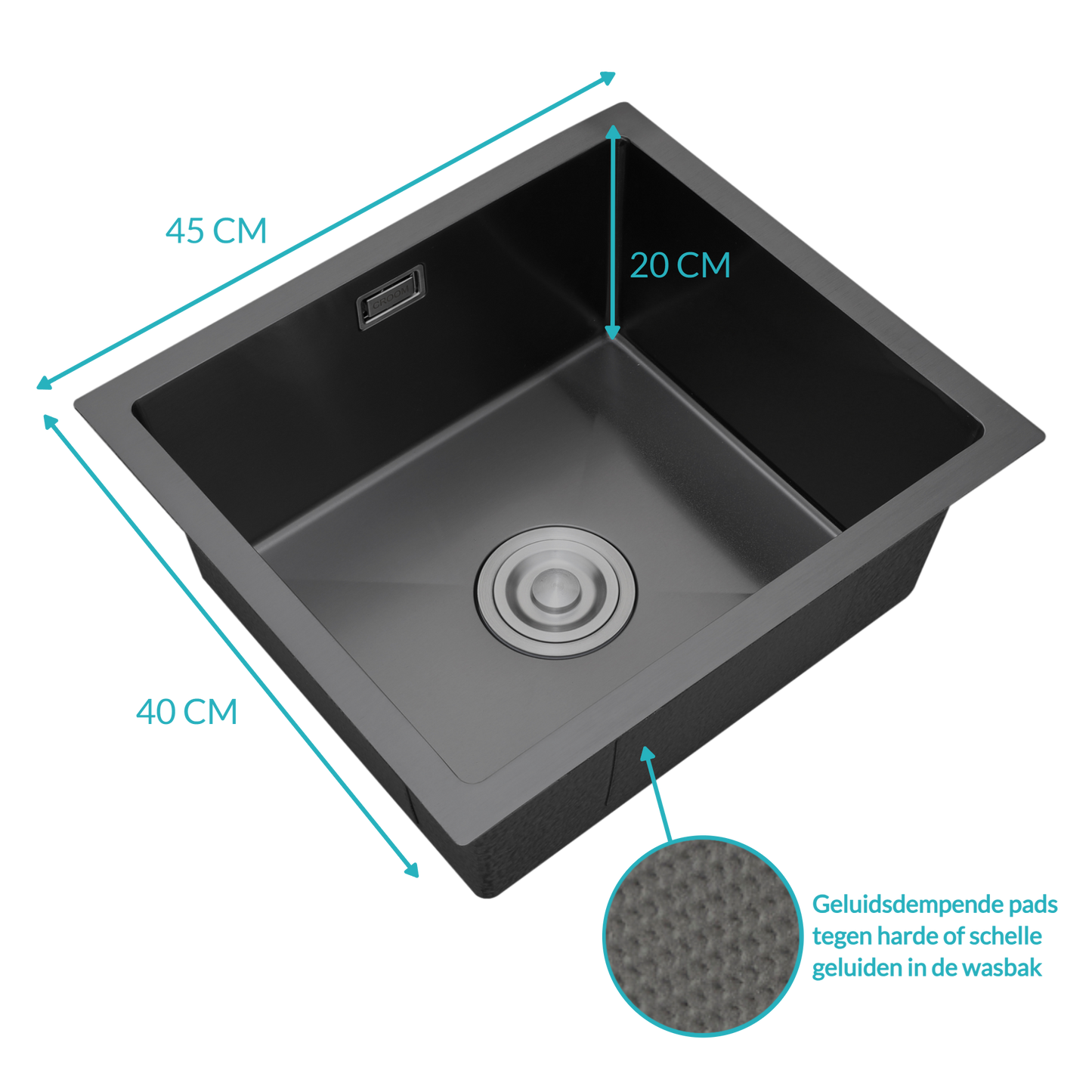 Orteon Sink gunmetal