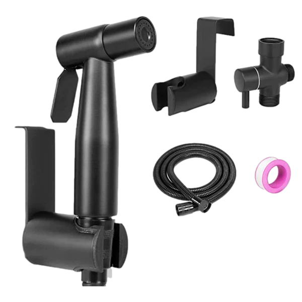 Bidet Handdusche Schwarz