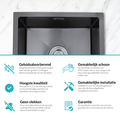 Orteon Sink gunmetal